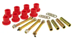 Prothane 636169152658 For 87-96 Jeep Yj Front Or Rear Frame Shackle Bushings - Red