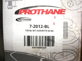 7-2012-bl Prothane 63-82 Chev C2 C3 Corvette Suspension Bushing Kit Black Read
