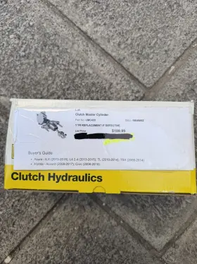 8th-9th Shaeffler Luk Lmc433 Clutch Master Cylinder Fits Gen Civic