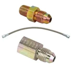 910-25602 Speedway Motors 91025603 Exterior Bleeder Relocation Hose/fitting Kit For