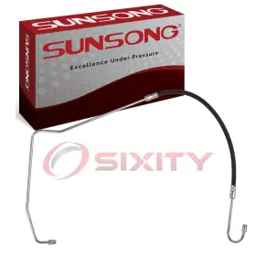 C620 Sunsong 73-46 Clutch Hydraulic Hose For 1987-1989 Jeep Comanche Transmission Hoses Xe