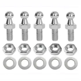 Toomyauto Tmballm6 Sl5 10mm Ball Studs M6 X15mm Screws 6mm Female Thread X One Size