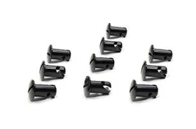 Ch-4402-10blk Triple X Race Components Ch 4402 10blk Oval Head Button Alum Black 550 #2
