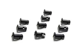 Ch-4402-10blk Triple X Race Components Ch 4402 10blk Oval Head Button Alum Black 550