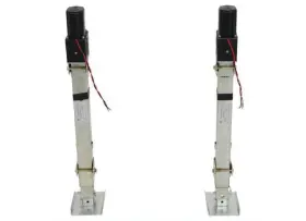 17-943010 Ultra Fab Products Inc - Deluxe 5th Wheel Landing Gearsilver