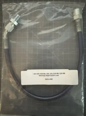 Sscl-2 Uuc Motorwerks Bmw Stainless Steel Clutch Line 1984-1991 E30 M3 325 318 E28 M5 E24 M6