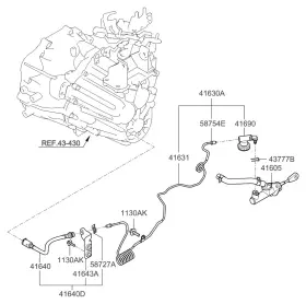 41605-2g100 Valeo Clutch Master Cylinder Mta For 2006-2010 Kia Optima Oe#