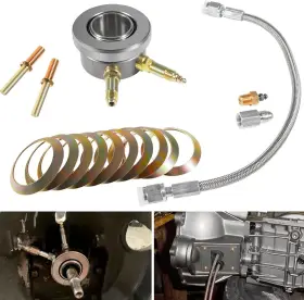 Vi1537 Vi3230 82876 T5 Transmission Hydraulic Throwout Bearing And Hose Kit For Gm Borg-warner #2