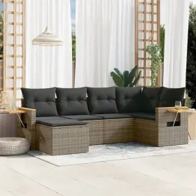 3227019 Vidaxl Garden Sofa Set Grey