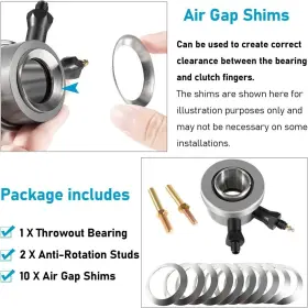 Vtqp001578 Vt-motor Hydraulic Throwout Bearing For Gm Release Stock Clutch Small Block V8 #3