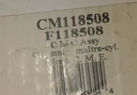 Cm118508 Wagner - Clutch Mater Cylinder For Toyota 90-95 Pickup #2
