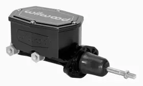 260-14958-bk Wilwood Compact Tandem Master Cylinder - 15/16in Bore With Pushrod Black
