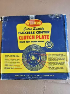 S-1143 Wizard & Unit Parts Co. X1502 Nos Clutch Plate And Pressure Package 38-59 Plymouth 55-59 Dodge 6 -cyl #2