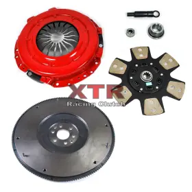 Xtr81043r3-ss Xtr 81045st-mv Hd Stage 3 Clutch Set 6-bolt Balanced Flywheel For 96-04 Mustang Gt 4.6l