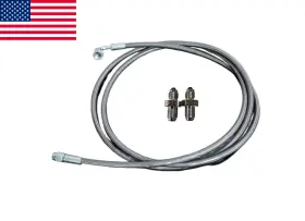 Blth204 Yj-remould For 1992-2001 Honda Prelude Fits Master To Slave Cylinder Stainless Clutch Line