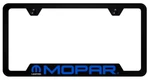 Mopar Logo Black Polycarbonate Notched Plate Frame Official Licensed. Fixed Price $22.95.