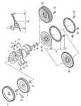 Genuine Audi R8 Starter Ring 079105223. Fixed Price $421.11.