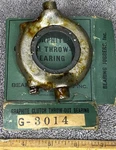 Bearing Jobbers G-3014 Graphite Clutch Throw-out New Old Stock Nib G3014. Fixed Price $33.95.