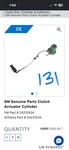 24237634 Gm Clutch Slave Cylinder W/ Integrated Throwout Bearing *new*. Fixed Price $315.00.