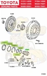 Toyota Supra JZA80 MK4 V160 Clutch Release Hub Bearing Spring Washer. Fixed Price $110.78.