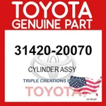 31420-20070 Genuine Toyota Cylinder Assy Clutch Master 3142020070 Oem. Fixed Price $86.15.