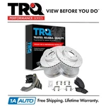 Trq Front & Rear Ceramic Disc Brake Pads Rotors Drum Kit Set For Nissan New. Fixed Price $244.95.