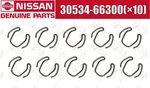 Nissan Oem Clutch Fork Retainer Spring Clip 30534-66300( 10) 350Z Skyline. Fixed Price $473.67.