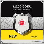 Genuine Toyota Clutch Disc Assembly 31250-60451. Fixed Price $209.49.