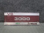 84-89 Nissan Z31 300ZX VG30E Non Turbo Engine Plate Cover Oem. Fixed Price $102.30.