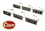 Crown Dash Lamp Kit 5752813K 13319.01 For 76-86 Jeep CJ5 CJ7 CJ8. Fixed Price $36.90.