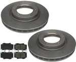 Front Carbon Performance Disc Brake Rotors Pads Fits Toyota Landcruiser 93-97. Fixed Price $167.00.
