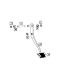Genuine Mopar Brake Pedal And Pad 52059871AD. Fixed Price $46.24.