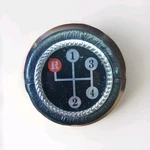 Vintage Mr Gasket #9621 Black Leather Shifter Ball Knob Hot Rod Rat Gasser. Fixed Price $18.99.