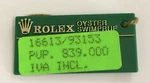 Rolex Green Tag Oyster Swimpruf 16613 A614147 1998 Submariner Date Steel Gold. Fixed Price $161.13.