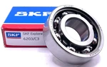 Skf 6203 C3 Deep Groove Ball Bearing, Open Type, No Seals 17X40X12 Mm. Fixed Price $9.59.