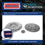 Clutch Kit 3PC (cover+plate+releaser) HK2590 Borg & Beck 1606888180 9676770280. Fixed Price $206.66.