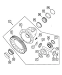 Genuine Mopar Pinion Shaft 6503827. Fixed Price $17.90.