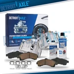 Front Disc Calipers + Brake Pads For Trailblazer Envoy Ascender Bravada 4.2L. Fixed Price $193.56.