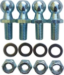 (4 Pack) 13MM Ball Studs With Hardware 5/16-18 Thread X 5/8" Long Shank Gas. Fixed Price $15.28.
