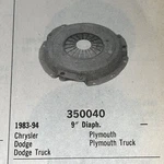 Clutch Cover 350040 Bwd Fits Chrysler 2.5 No Turbo 83-94 Free Shipping Diaphr. Fixed Price $34.79.