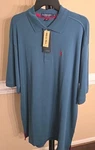 U.s. Polo Assn. Men's Large Tall Shirt Short Sleeve Teal Luxury Feel New. Fixed Price $19.97.