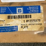 New Genuine Gm 12375175 Plate Kit, Clutch Pressure & Driven W/cover 1985-1995. Fixed Price $555.70.