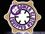Crower Clutch Equipped - Original Vintage 1970'S 80'S Racing Decal/sticker. Fixed Price $6.50.