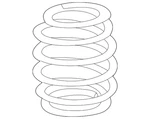 Genuine Audi Coil Spring 4M0-511-115-ED. Fixed Price $198.44.