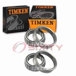 Pc Timken Rear Differential Bearing Sets For 1992-1999 Chevrolet C2500 Sm. Fixed Price $124.66.