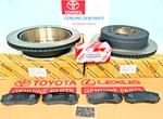 2010-2023 Lexus GX460 Rear X2 Rotor,brake Pads Kit Genuine Oem Part. Fixed Price $256.49.