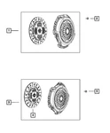 Genuine Mopar Pressure Plate And Disc Clutch Kit 5106124AD. Fixed Price $644.00.
