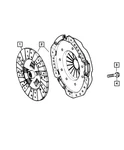 Genuine Mopar Pressure Plate And Disc Clutch Kit 52104583AD. Fixed Price $496.25.