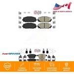 Front Rear Ceramic Disc Brake Pads Kit For Toyota Corolla Yaris Prius Prime. Fixed Price $89.43.