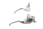 Clutch Bracket And Master Cylinder Reservoir Kit Chrome Fits Harley Davidson. Fixed Price $308.88.